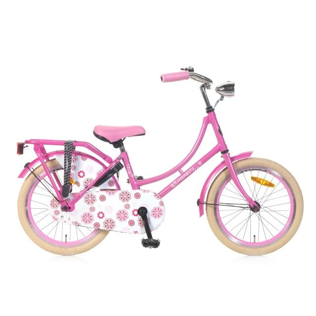 Popal Omafiets 18 inch Roze